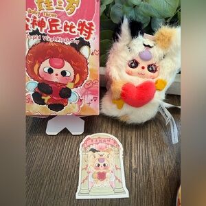 Baby Three Cupid plush pendant